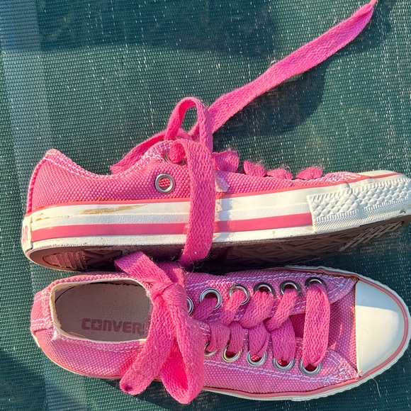 Converse Pink Canvas Sneakers - Picture 8 of 9